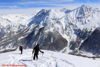 Sur l'arête de la Recula Sur l'arête de la Recula