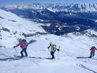 le Dévoluy avec l'Oisans au fond le Dévoluy avec l'Oisans au fond